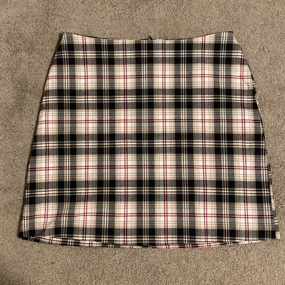 Vintage Plaid Mini Skirt